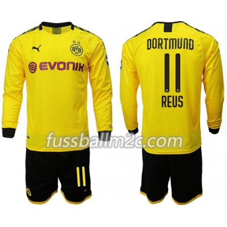 Fußballtrikots Borussia Dortmund Reus 11 Kinder Heim Trikotsatz 2019-2020 Langarm